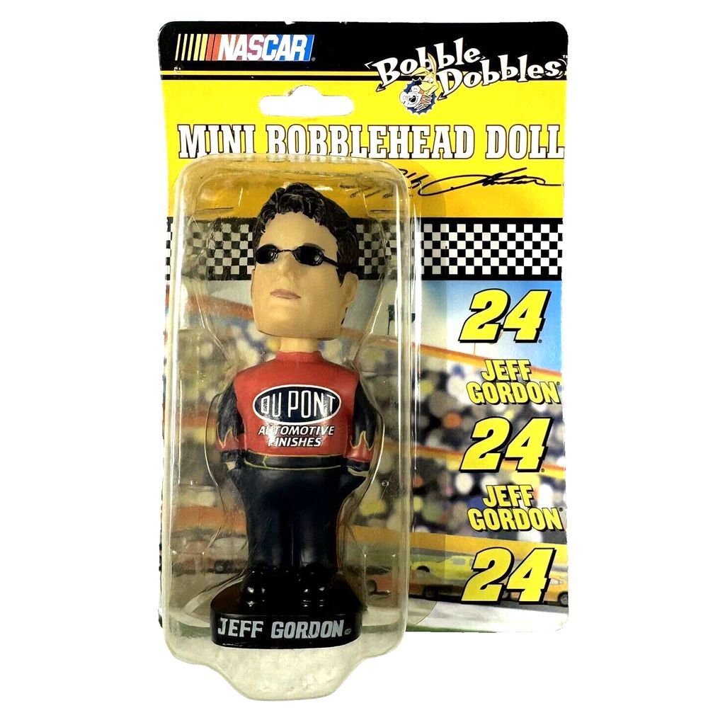Jeff Gordon #24 Mini Bobble Dobbles 2003 NASCAR Bobble Head Doll